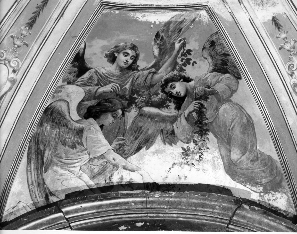 angeli (dipinto, elemento d'insieme) di Galloppi Vincenzo (sec. XX)