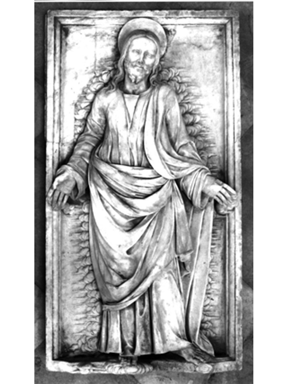Cristo Redentore (rilievo) di Santacroce Girolamo (bottega) (prima metà sec. XVI)