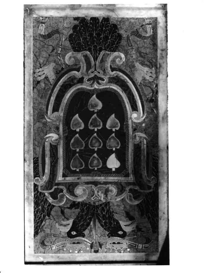 stemma gentilizio della famiglia Montoya (rilievo, serie) - bottega napoletana (prima metà sec. XVII)