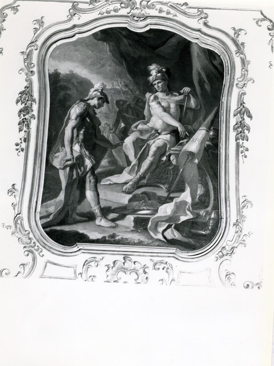episodio della vita di Scipione l'Africano (dipinto) di Diano Giacinto detto Pozzolano (sec. XVIII)