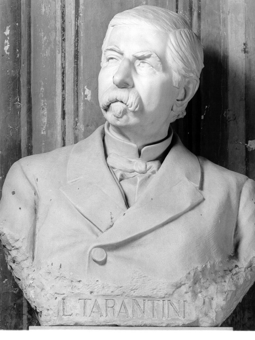 BUSTO RITRATTO DELL'AVVOCATO LUIGI TARANTINI (BUSTO) - AMBITO NAPOLETANO (Prima metà sec. XX)