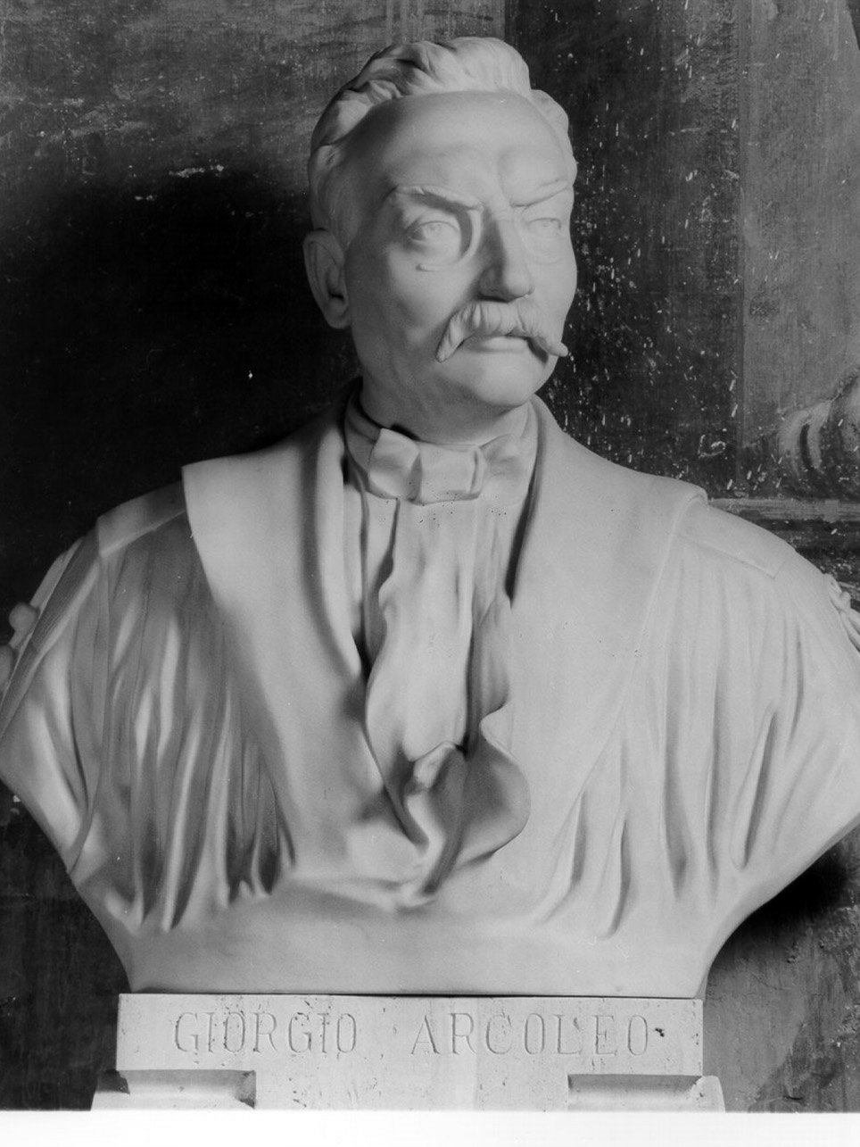 busto ritratto dell'avvocato Giorgio Arcoleo (busto) - bottega napoletana (sec. XX)