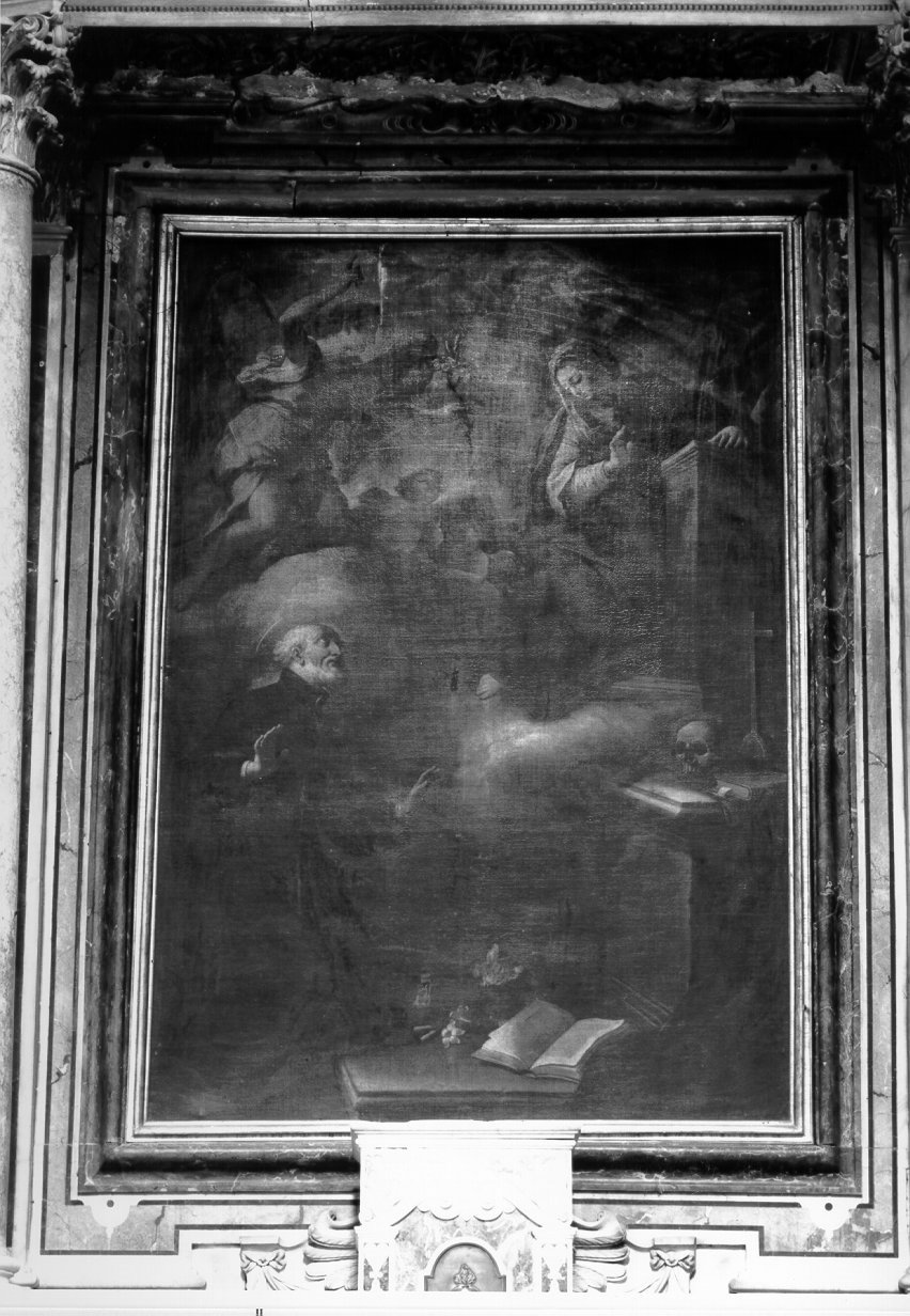 estasi di Sant'Andrea d'Avellino (dipinto) di De Matteis Paolo (primo quarto sec. XVIII)
