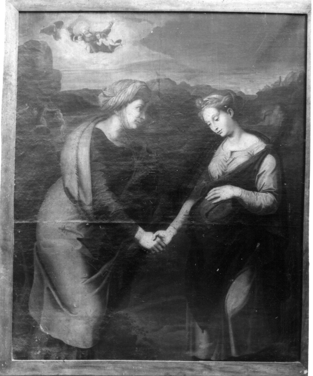 visitazione (dipinto) - ambito napoletano (prima metà sec. XIX)