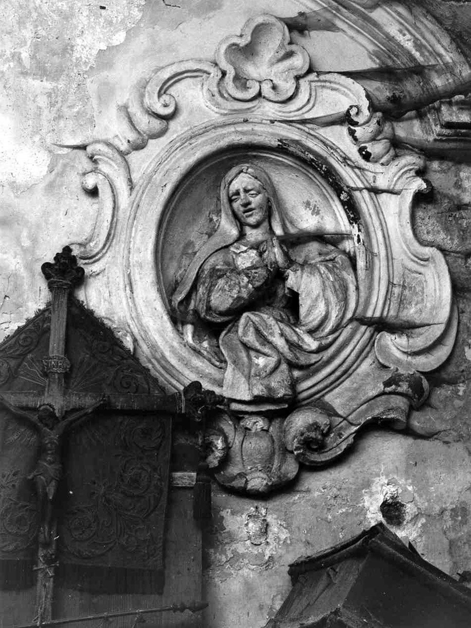 Madonna Addolorata (rilievo) - bottega napoletana (prima metà sec. XVIII)