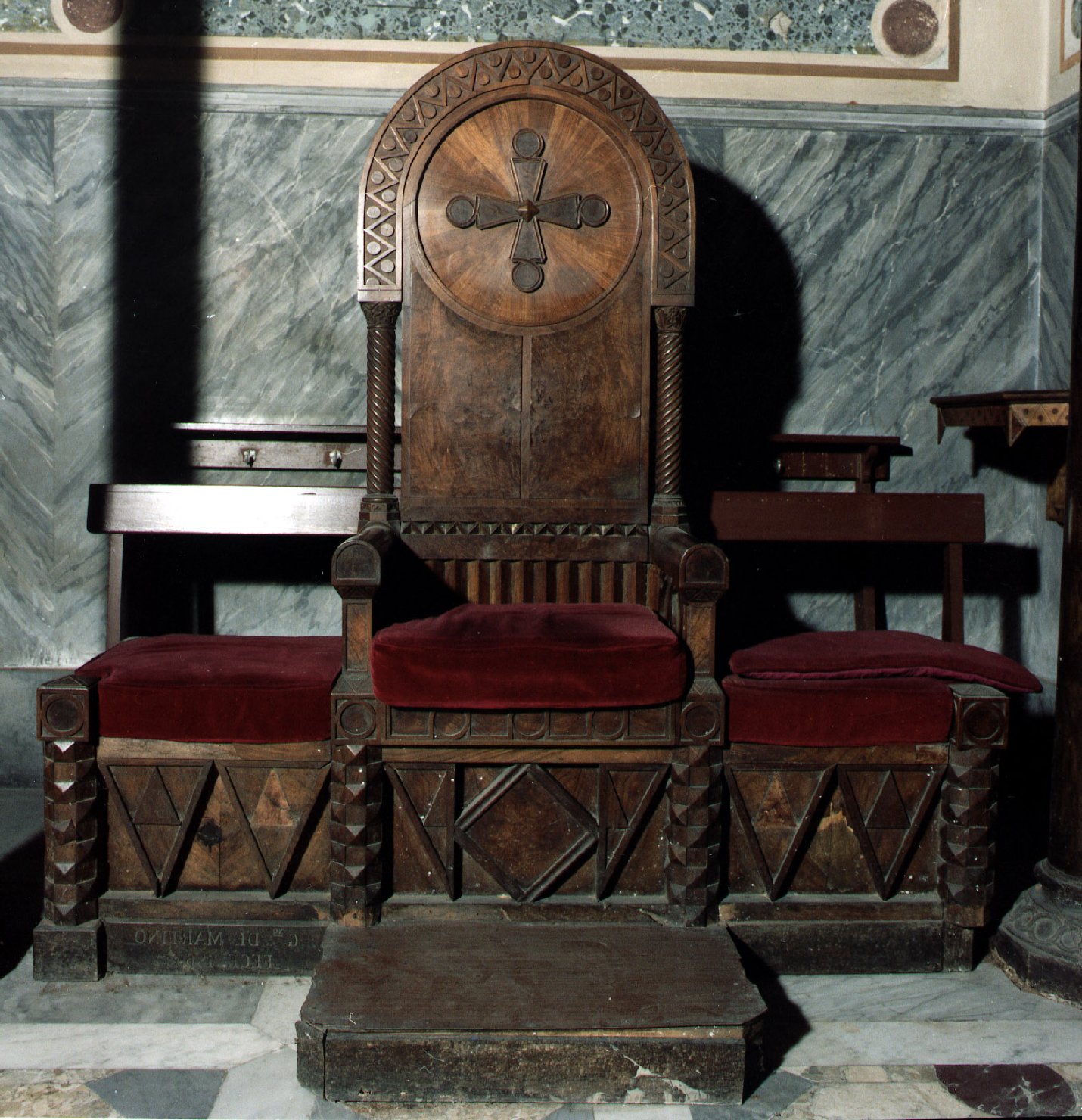 trono di Morelli Domenico (sec. XIX)