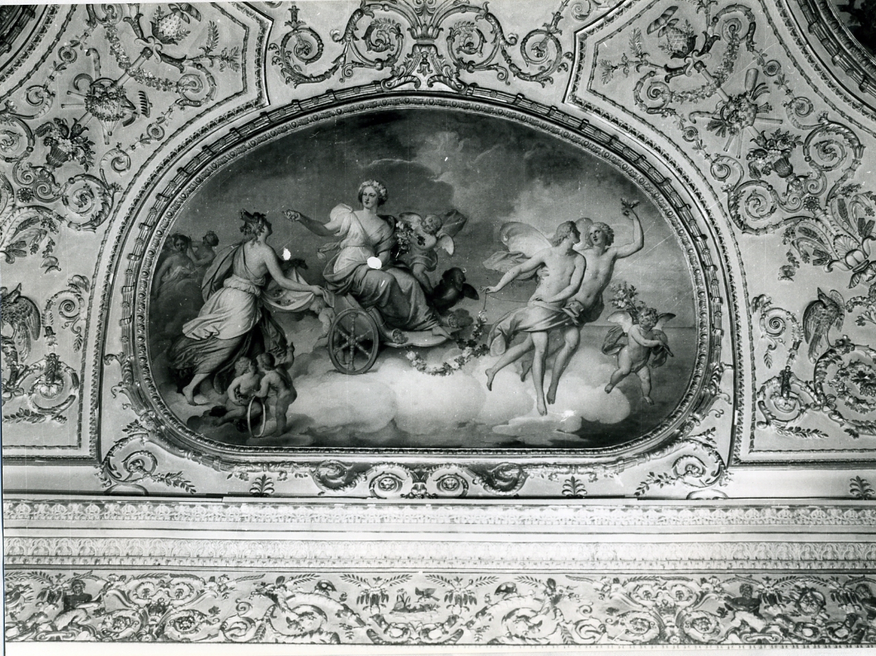 allegoria dell'amore giovanile: amore di Galatea (dipinto) di Guerra Camillo (metà sec. XIX)
