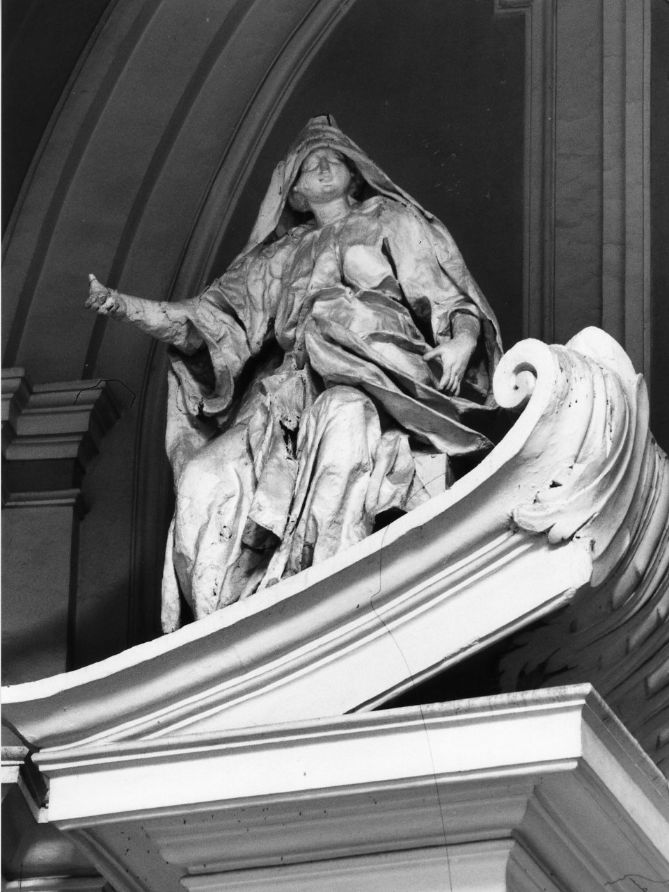 allegoria della Virtù (statua) di Vecchione Luca (sec. XVIII)