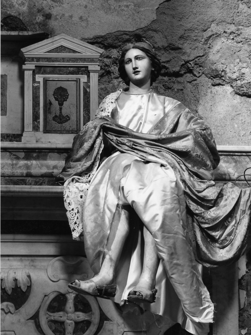 vergine (statua) - bottega napoletana (metà sec. XIX)