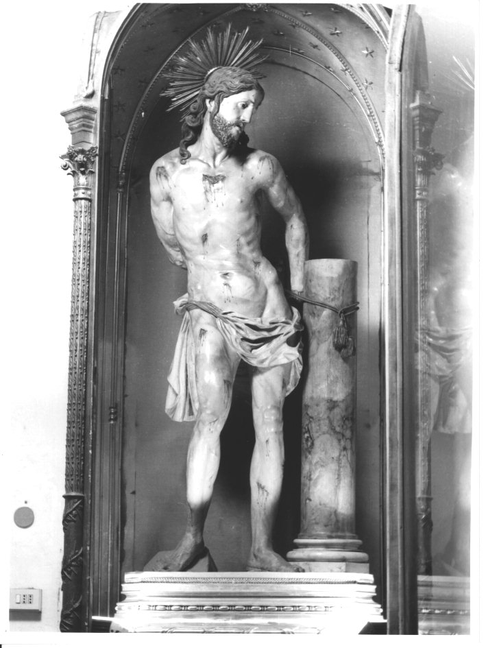 Cristo alla colonna (statua) - bottega napoletana (sec. XIX)