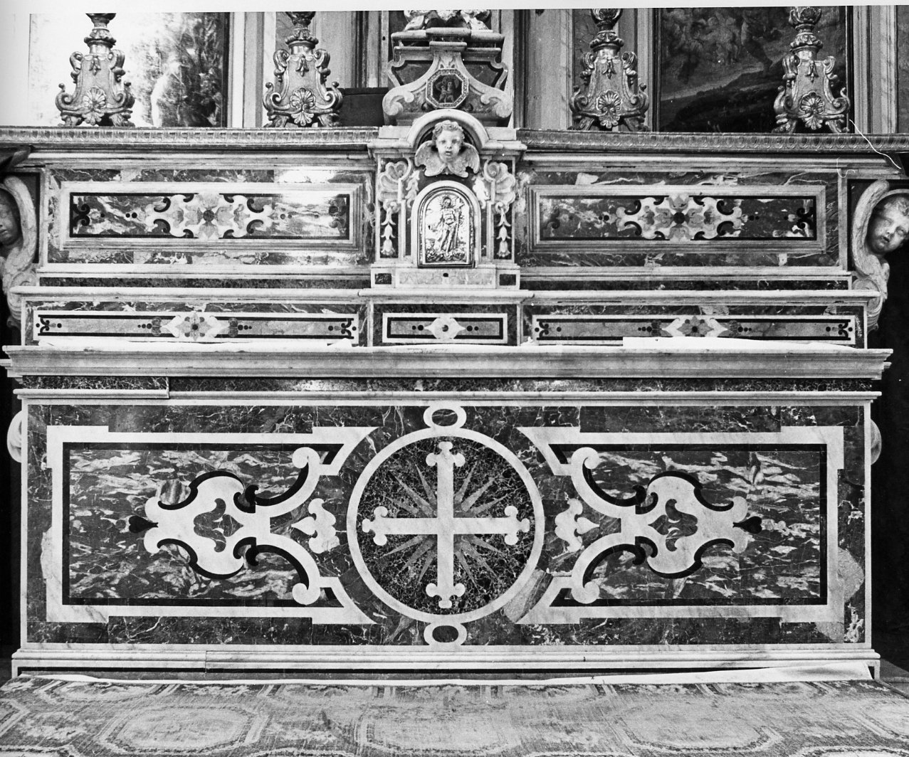 altare maggiore - bottega napoletana (ultimo quarto sec. XVIII)