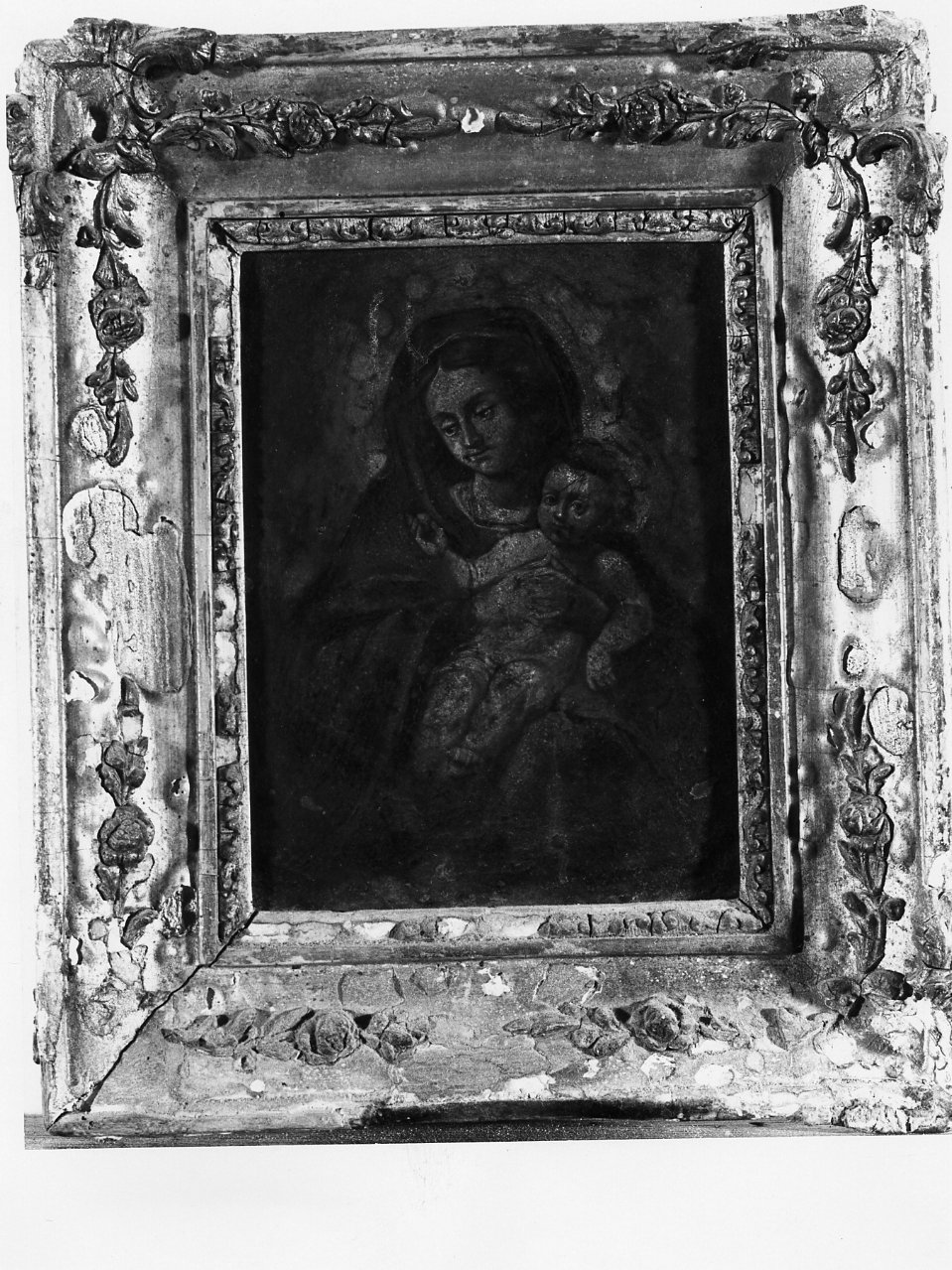 Madonna con Bambino (dipinto) - ambito napoletano (fine sec. XVIII)