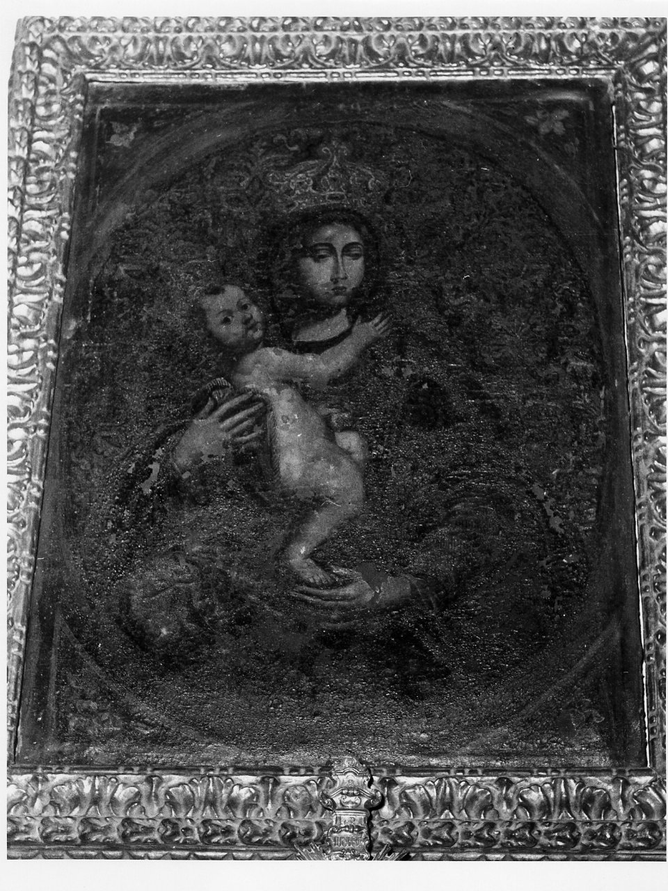 Madonna con Bambino (dipinto) - ambito napoletano (metà sec. XVII)