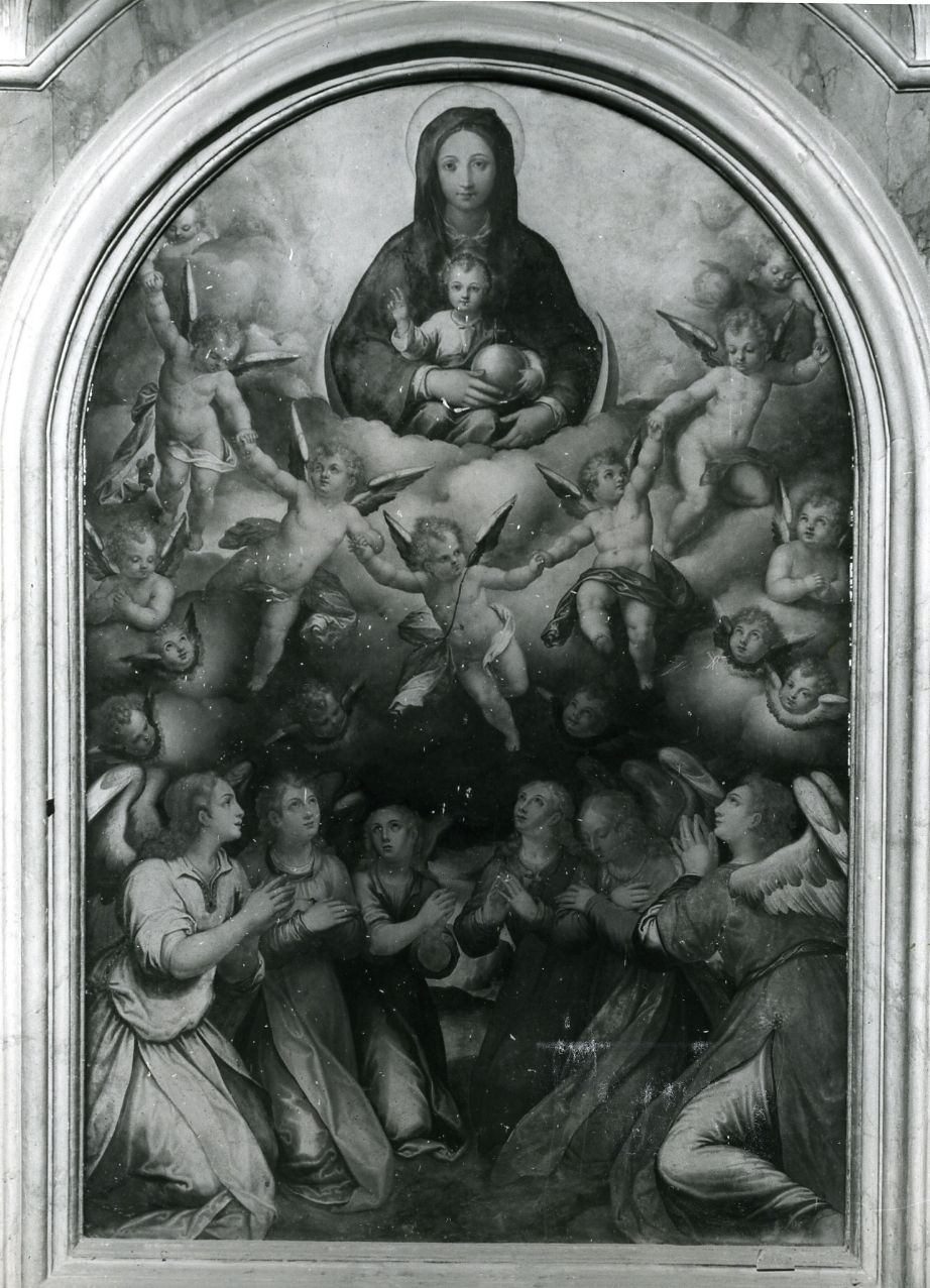 Madonna della Vallicella, Madonna con Bambino (dipinto) di Zuccari Federico (inizio sec. XVII)