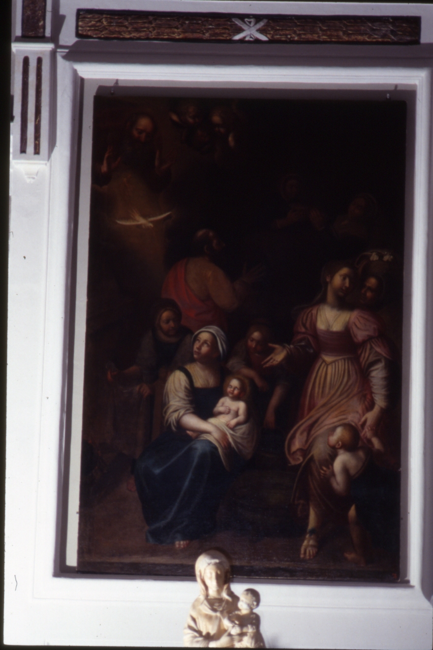 nascita di Maria Vergine (dipinto) di Santafede Fabrizio (scuola) (prima metà sec. XVII)