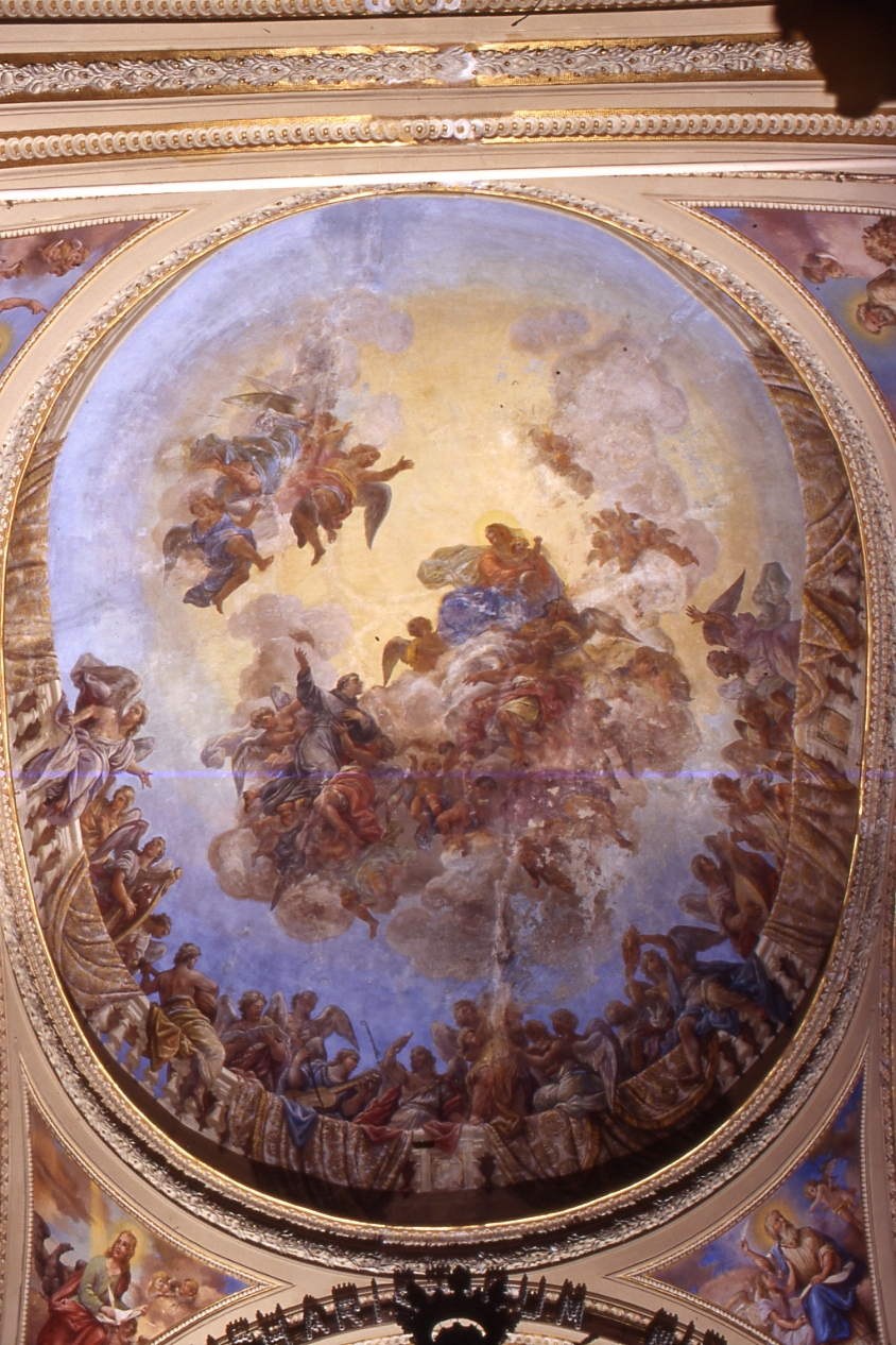 gloria di Sant'Antonio (dipinto, elemento d'insieme) - ambito napoletano (seconda metà sec. XVIII)