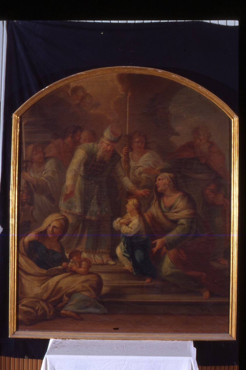 presentazione di Gesù al tempio (dipinto) di Giordano Gennaro (metà sec. XVIII)