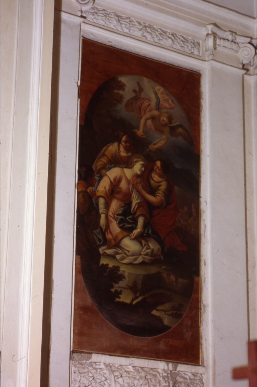 Santa Cecilia (dipinto) di Castellano Giuseppe (sec. XVIII)