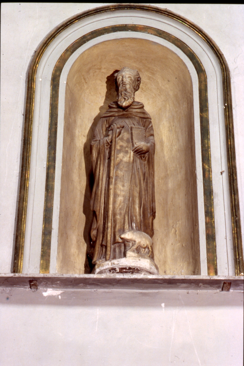 Sant'Antonio Abate (statua) di Carrettai Pietro detto Giovanni da Firenze (cerchia) (metà sec. XIV)
