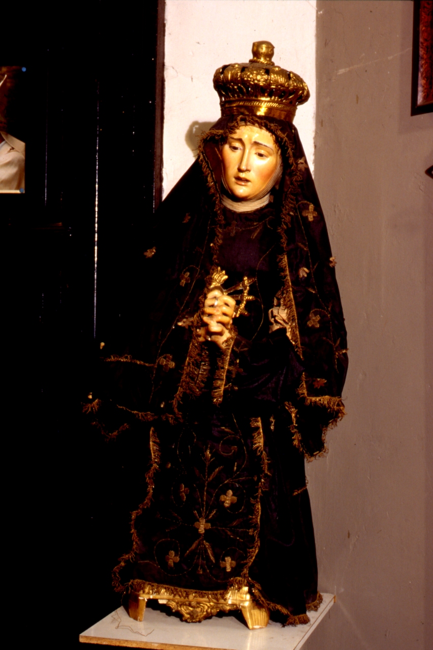 Madonna Addolorata (statua) - bottega napoletana (secondo quarto sec. XIX)
