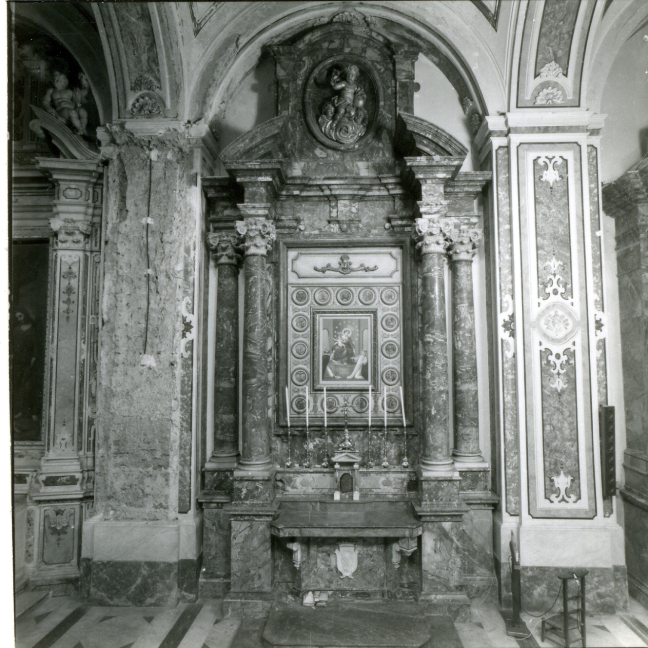 mostra d'altare - bottega napoletana (inizio sec. XIX)