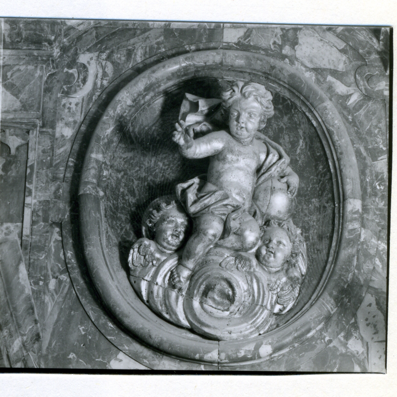 gloria di angeli (scultura) - bottega napoletana (metà sec. XVIII)