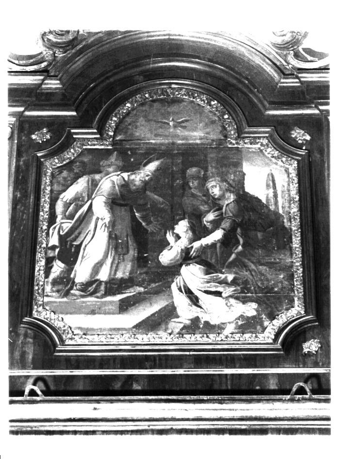 presentazione di Maria Vergine al tempio (dipinto, elemento d'insieme) - ambito napoletano (prima metà sec. XVI)