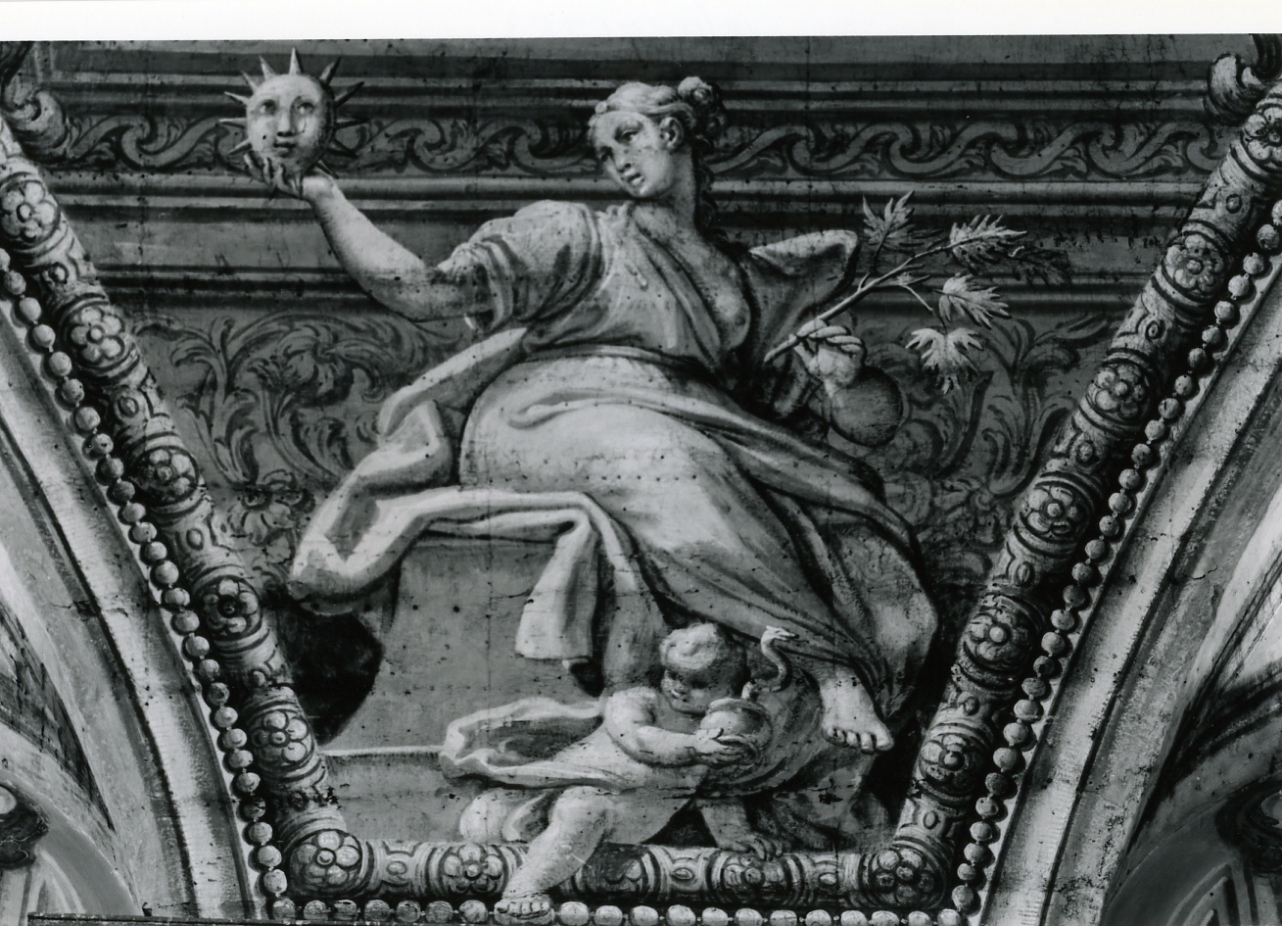 allegoria dell'agricoltura (dipinto, elemento d'insieme) di Russo Cristoforo, Malerba Francesco (prima metà sec. XVIII)