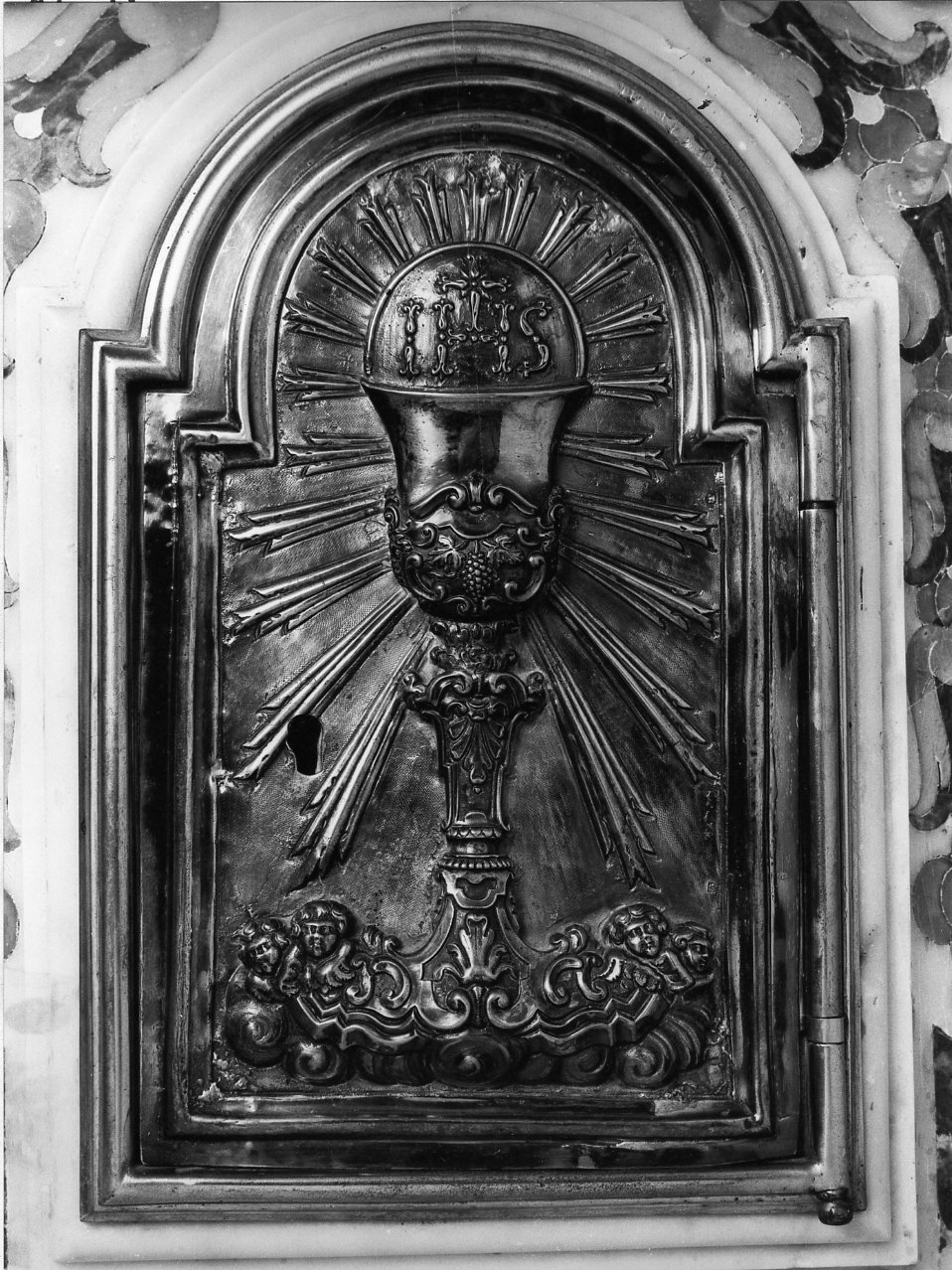 sportello di tabernacolo di Sacco Gaetano (sec. XVIII)