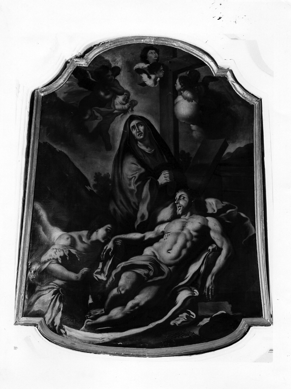 Pietà (dipinto) di Migliaccio Antonio (sec. XVIII)