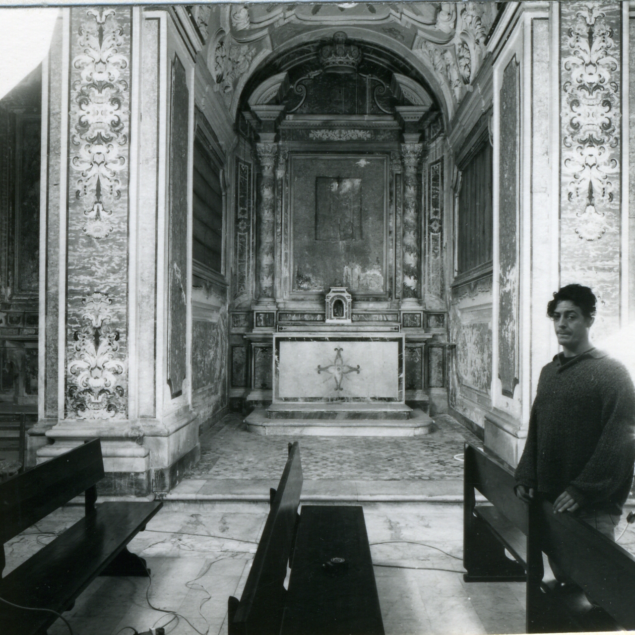 mostra d'altare, elemento d'insieme - bottega napoletana (seconda metà sec. XVII)