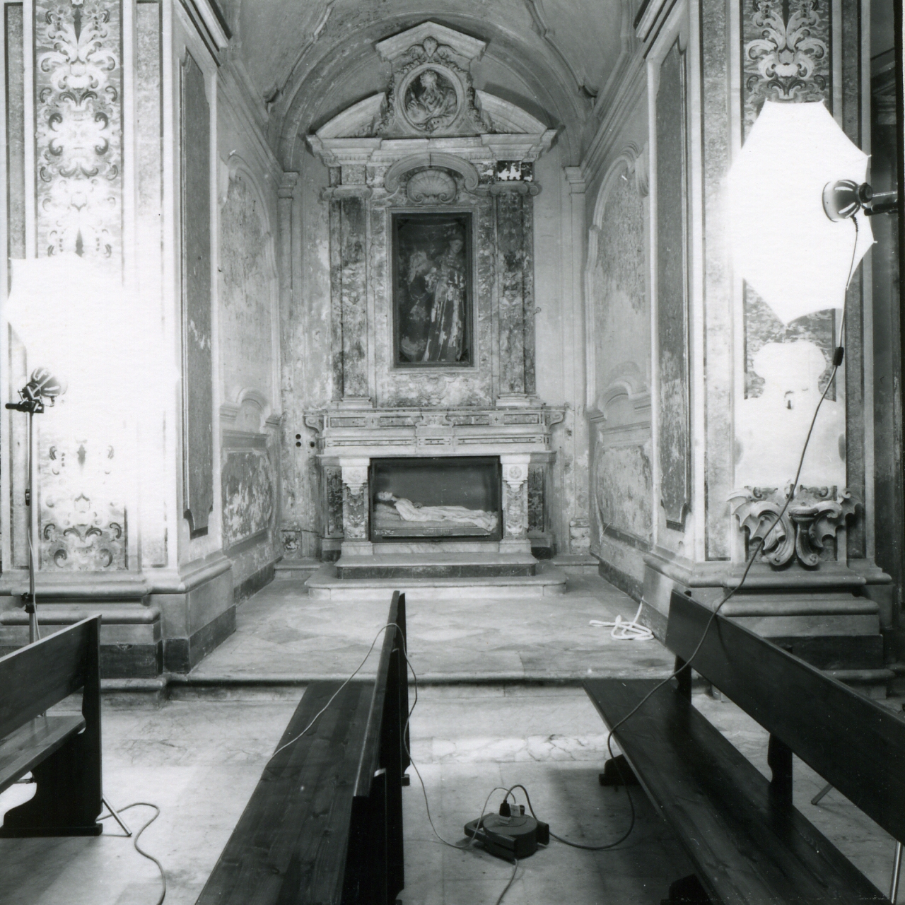 mostra d'altare, elemento d'insieme - bottega napoletana (seconda metà sec. XVII)