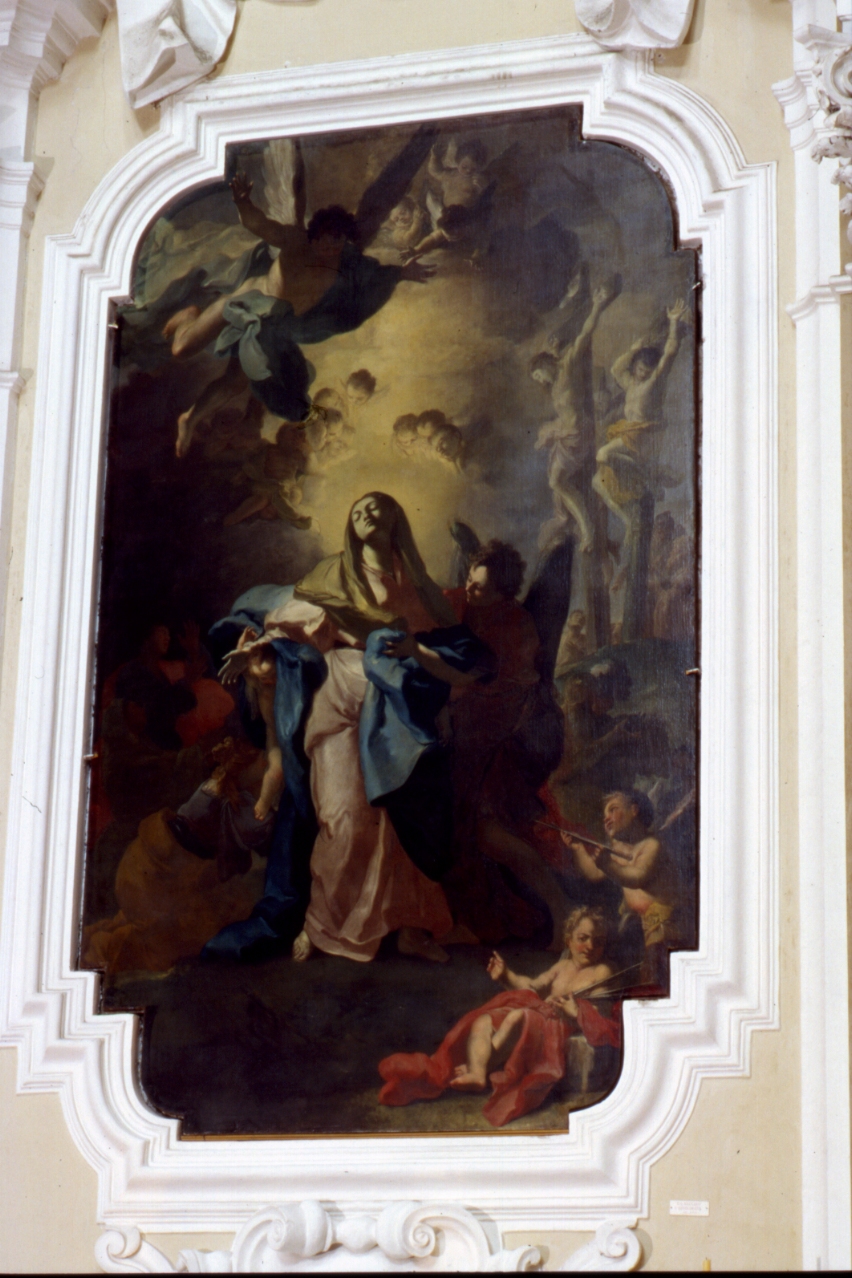 Madonna Addolorata (dipinto) di Vaccaro Domenico Antonio (sec. XVIII)