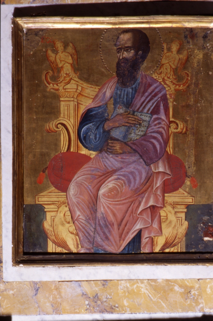 San Paolo Apostolo (dipinto, elemento d'insieme) di Caruso Eustachio (sec. XVIII)