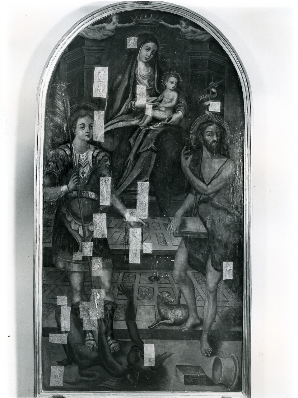 Madonna con Bambino e Santi (dipinto) - ambito napoletano (seconda metà sec. XVI)