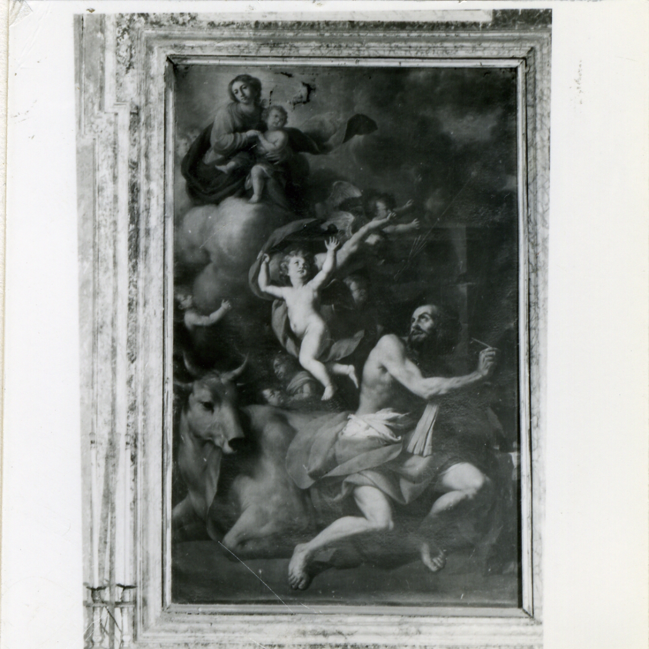 San Luca ritrae la Madonna (dipinto) - ambito napoletano (sec. XVII)