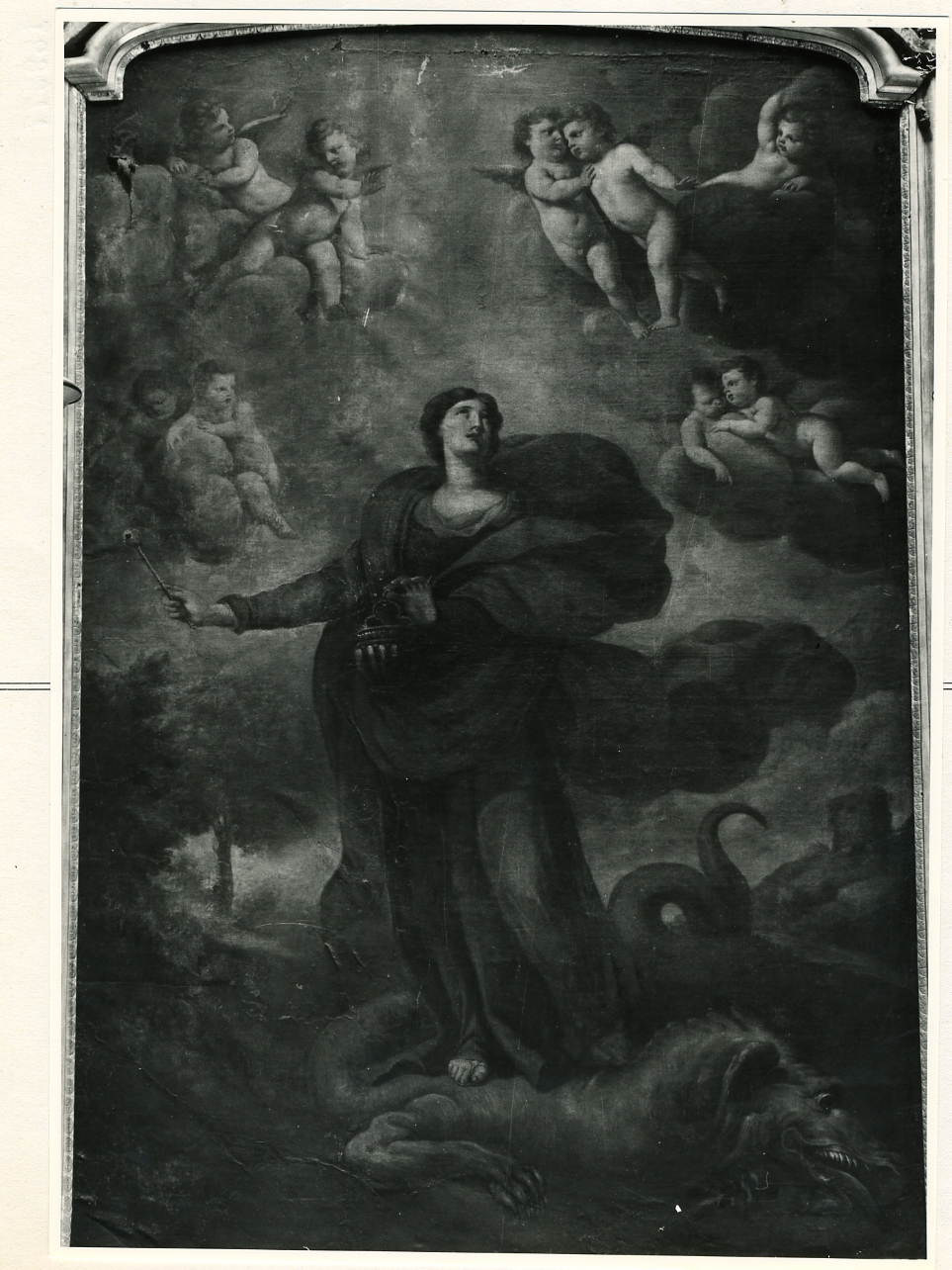 Santa Marta (dipinto) di Vaccaro Andrea (terzo quarto sec. XVII)