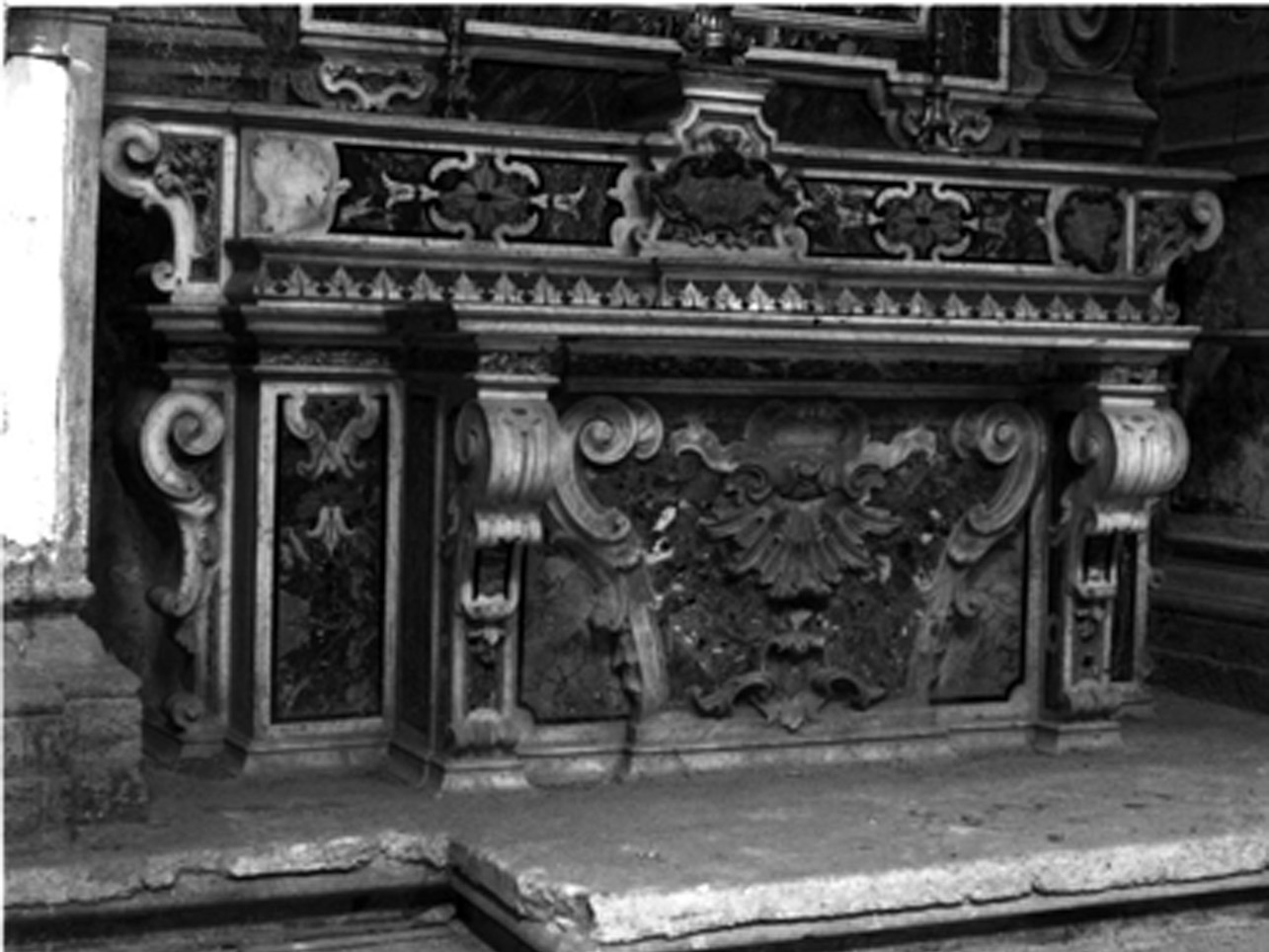 altare, serie - bottega napoletana (metà sec. XVIII)