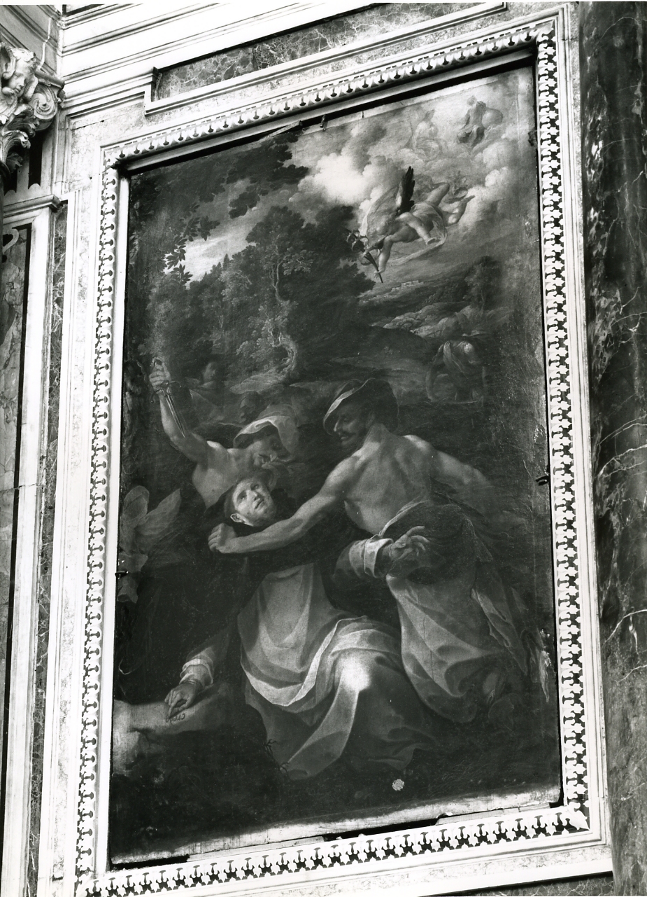 crocifissione di San Pietro (dipinto) di Imparato Girolamo (sec. XVII)