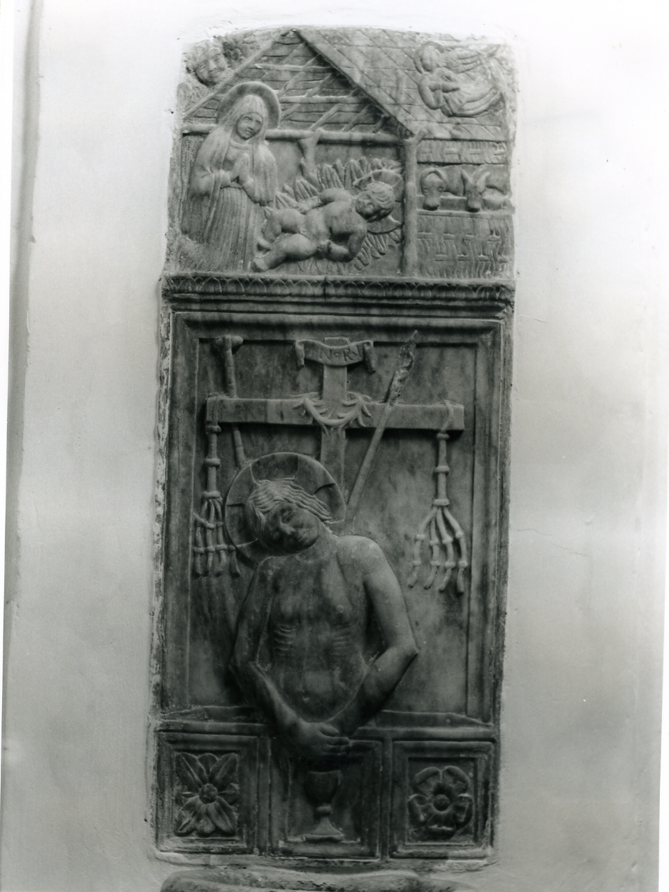 Ecce Homo (rilievo) - bottega napoletana (prima metà sec. XIV)