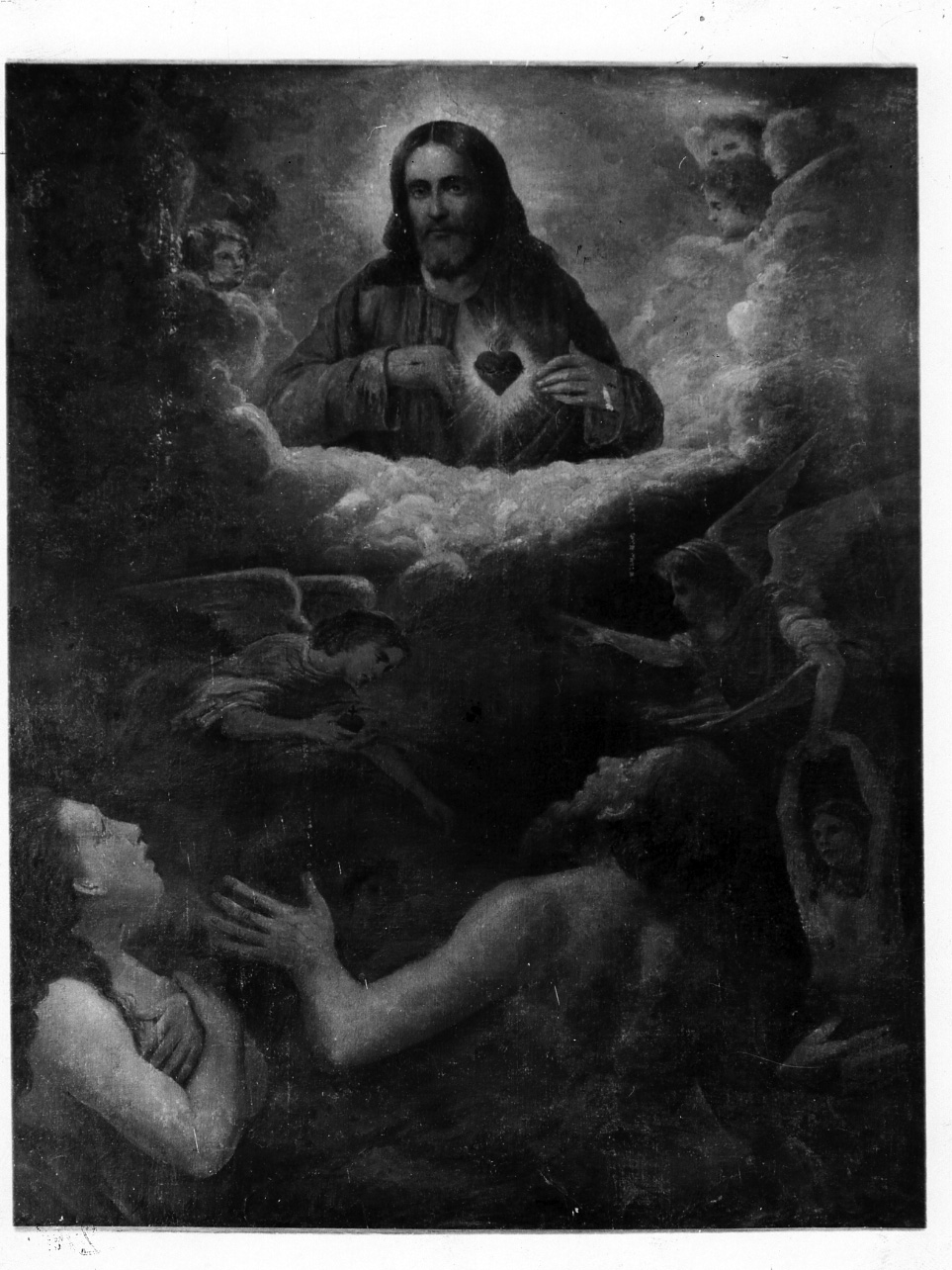 Sacro Cuore di Gesù (dipinto) - ambito napoletano (fine sec. XIX)