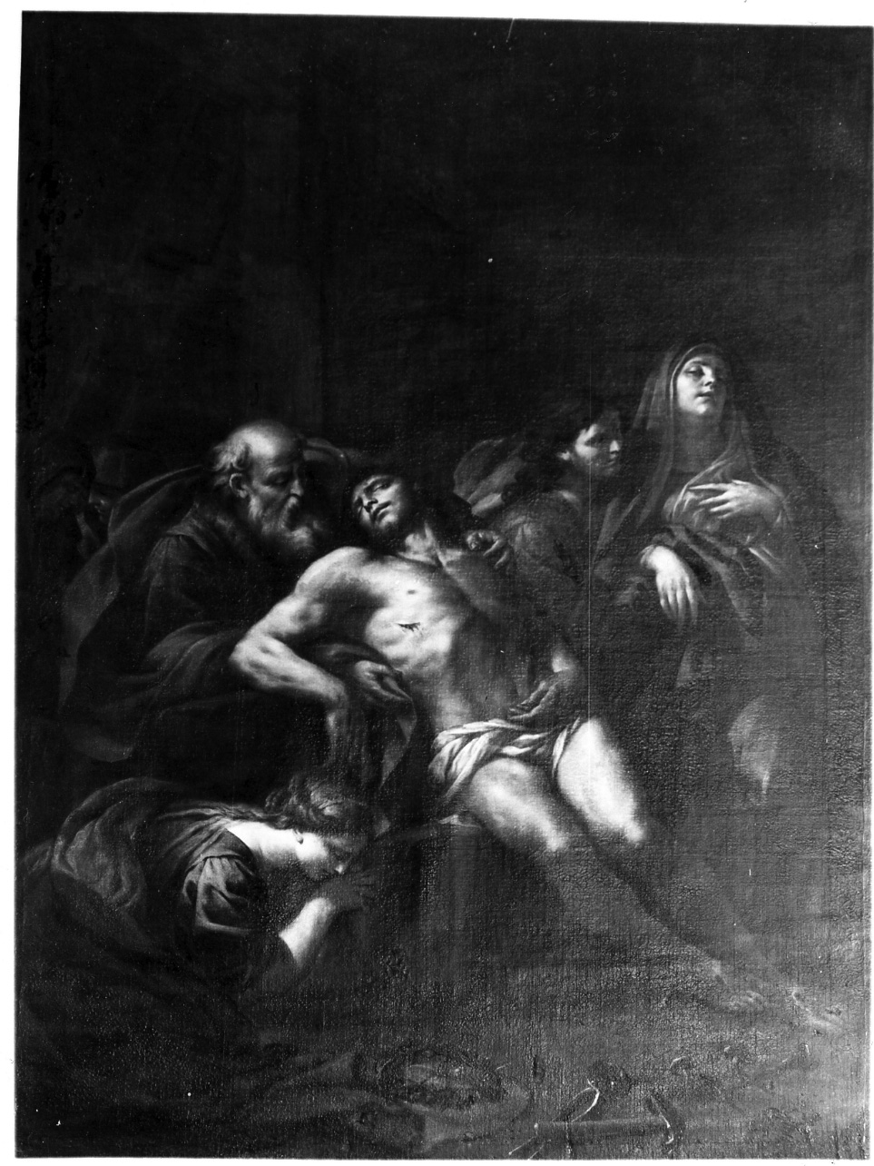 Pietà (dipinto) di Vaccaro Andrea (prima metà sec. XVII)