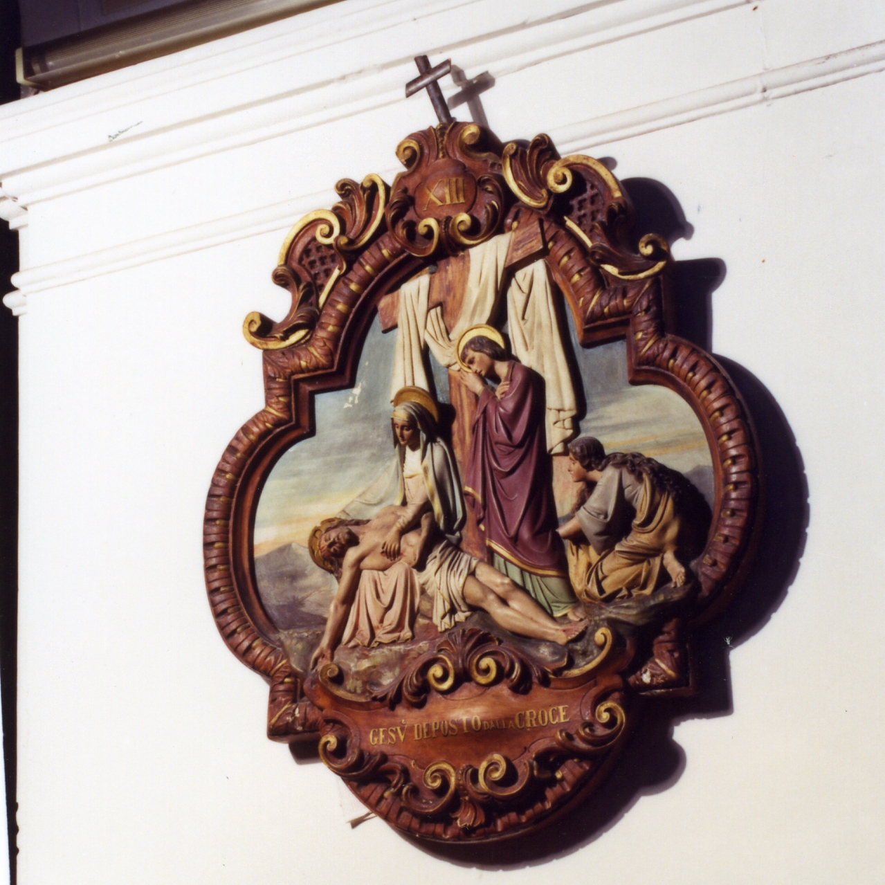 stazione XIII: Gesù deposto dalla croce (Via Crucis) - bottega napoletana (primo quarto sec. XX)