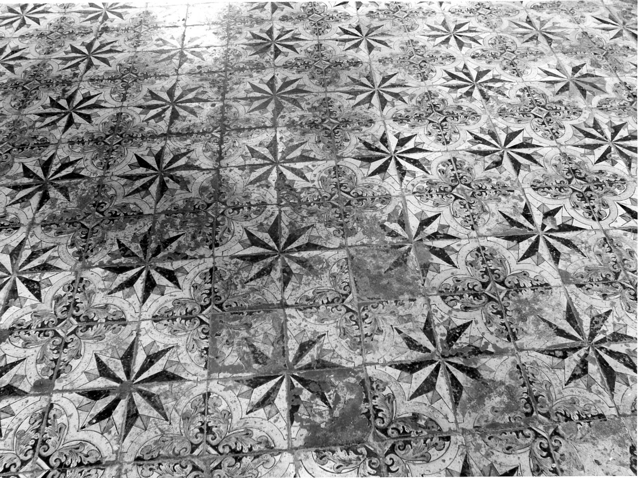 pavimento - bottega napoletana (metà sec. XVIII)