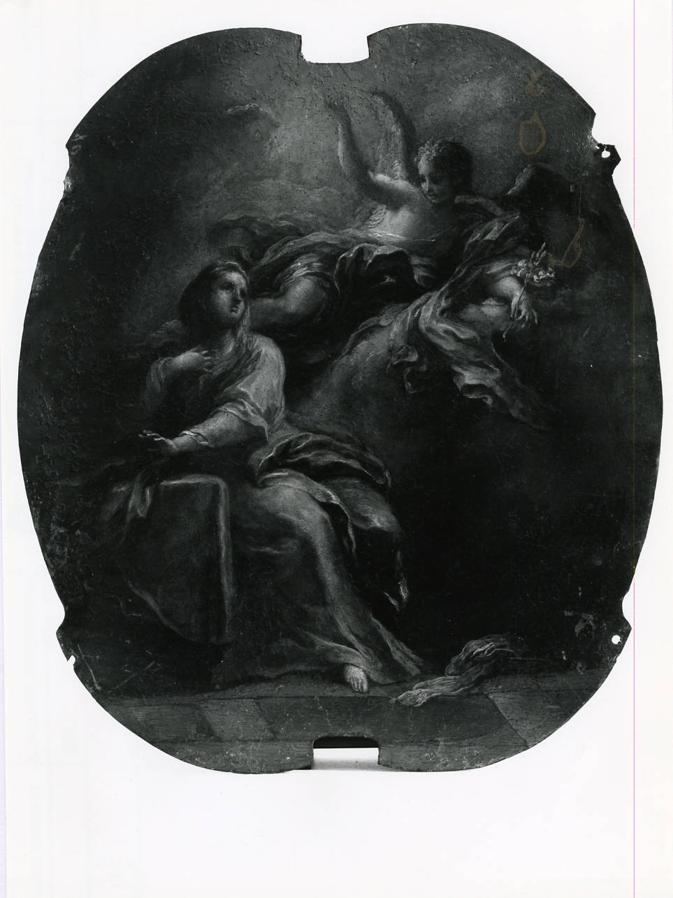 Annunciazione (dipinto) di Del Po Giacomo (sec. XVIII)