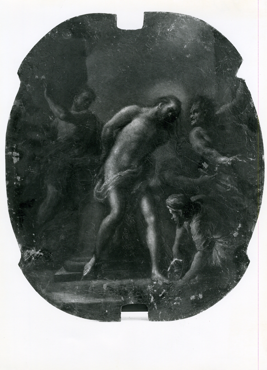 flagellazione di Cristo (dipinto) di Del Po Giacomo (sec. XVIII)