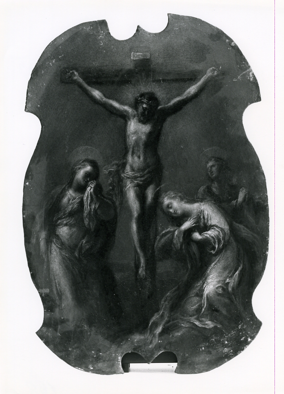 crocifissione di Cristo (dipinto) di Del Po Giacomo (sec. XVIII)