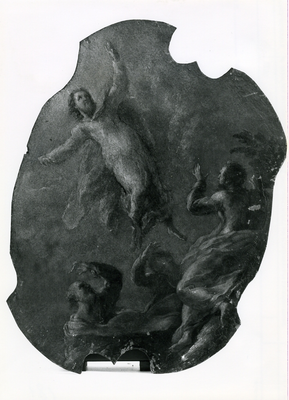 ascensione di Cristo (dipinto, elemento d'insieme) di Del Po Giacomo (sec. XVIII)