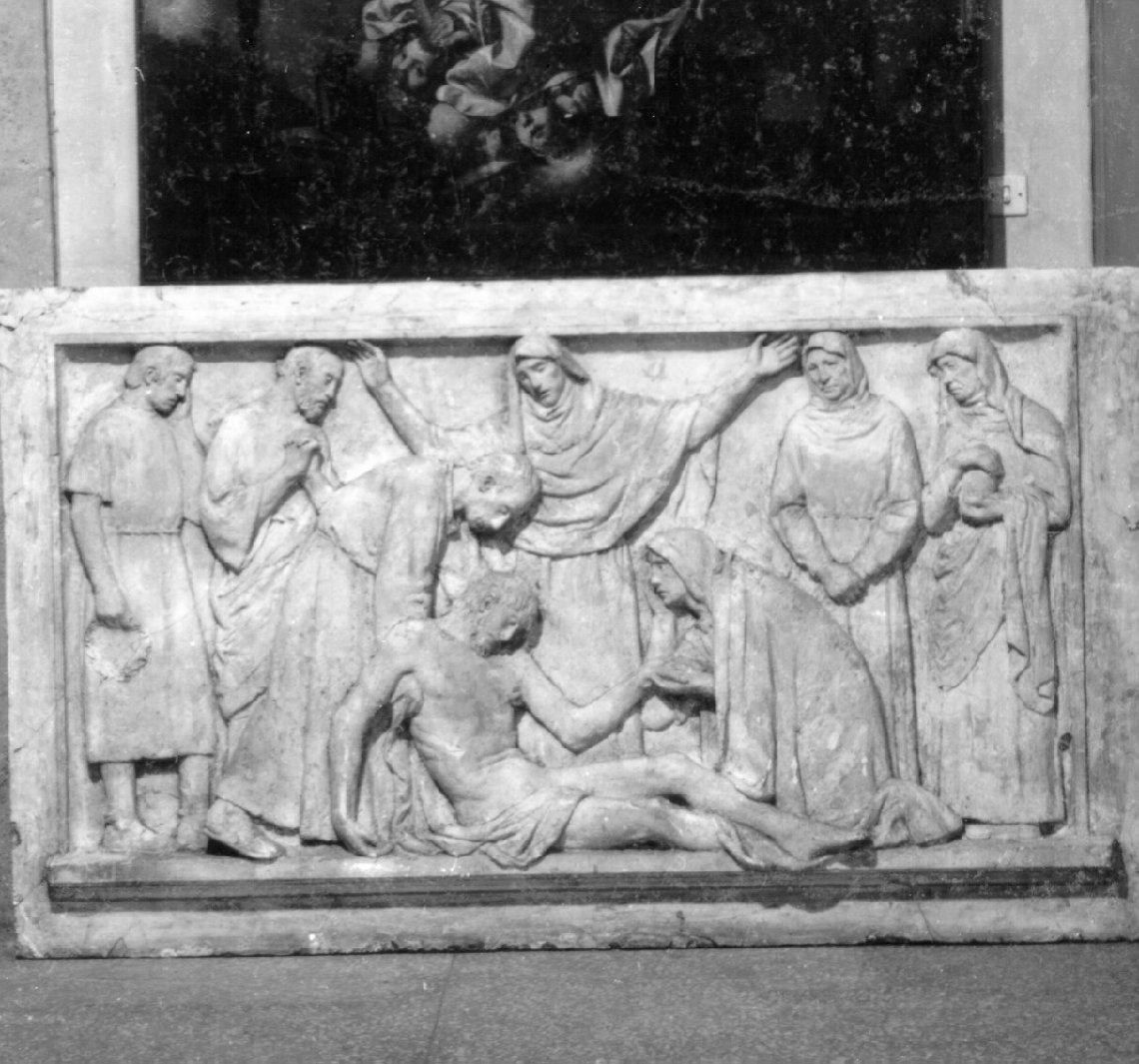 compianto sul Cristo morto (rilievo) - ambito napoletano (inizio sec. XX)