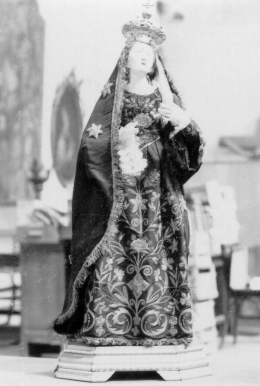 Madonna Addolorata (statuetta devozionale) - bottega napoletana (prima metà sec. XIX)